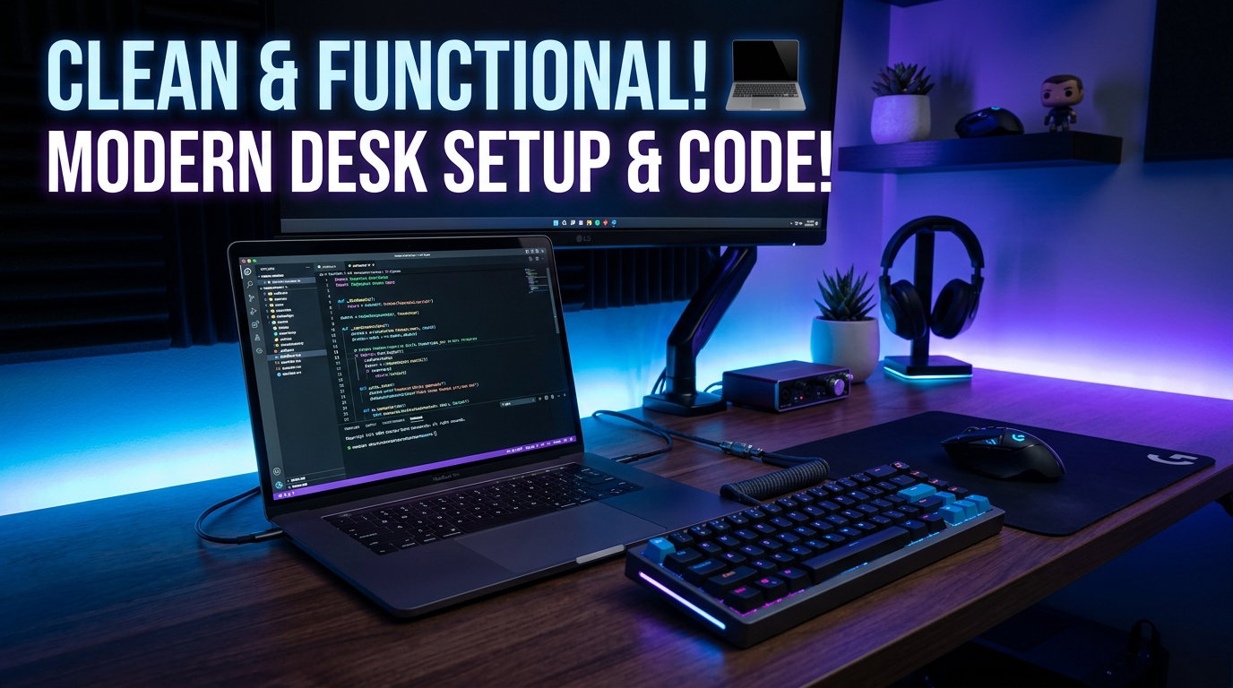 My Minimal Desk Setup Tour